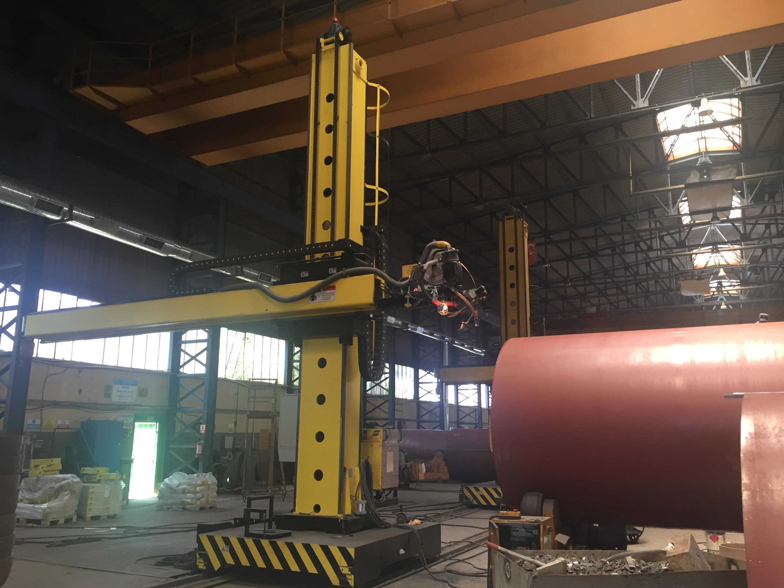Wind Tower Welding Line Core characteristics